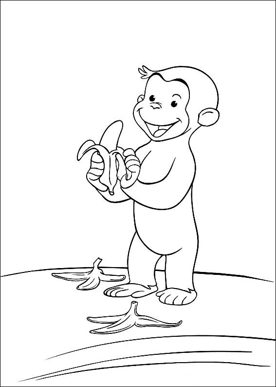 Kids-n-fun.com | 30 coloring pages of Curious George